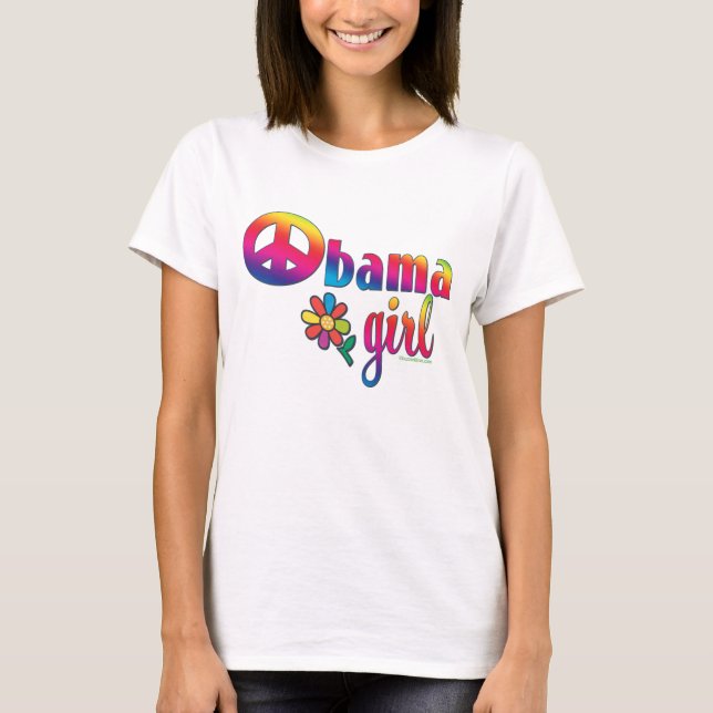 Camiseta Chica de Obama (Anverso)