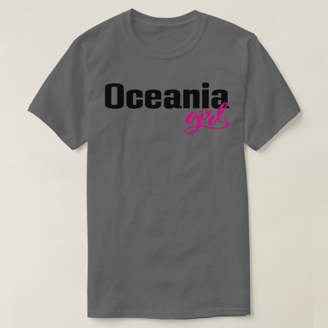 Camiseta Chica de Oceanía (Diseño del anverso)