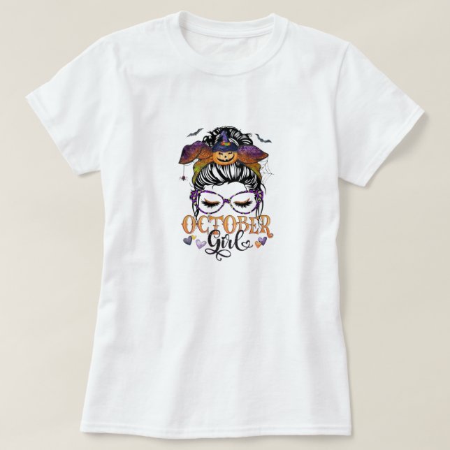 Camiseta Chica de octubre (Diseño del anverso)