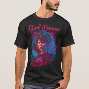 Camiseta Chica de ondas sintéticas Power Women 80