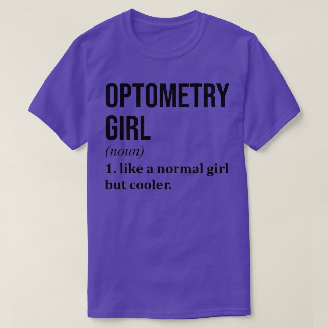 Camiseta Chica De Optometría Divertido Dice 2 (Diseño del anverso)