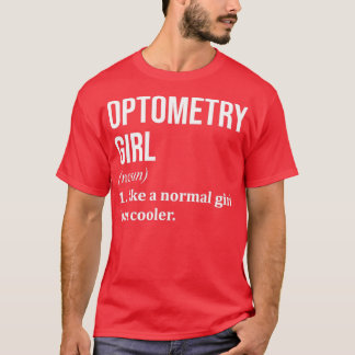 Camiseta Chica de optometría divertido diciendo 3