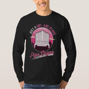 Camiseta Chica de órgano Tocadora de órgano Organista