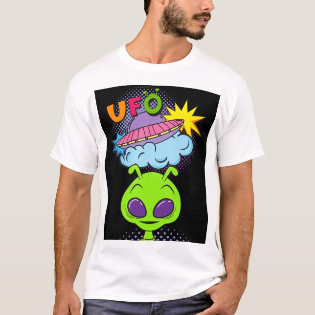 Camiseta Chica de OVNI (Anverso)
