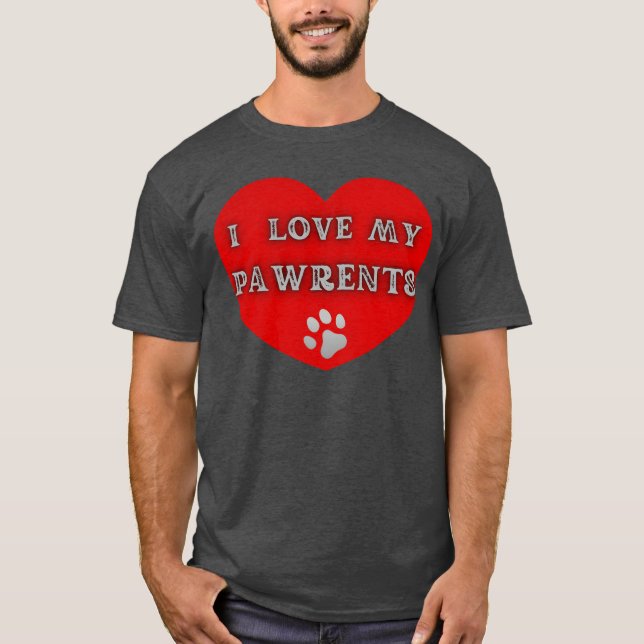 Camiseta Chica de padres de perro (Anverso)