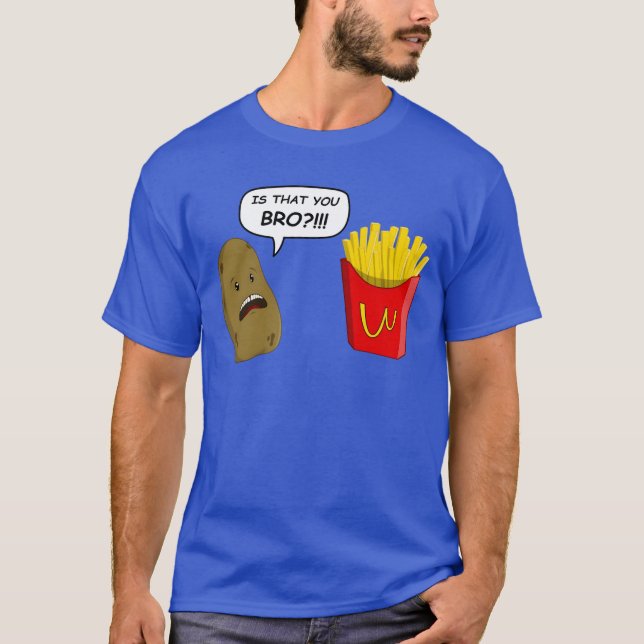 Camiseta chica de papa (Anverso)