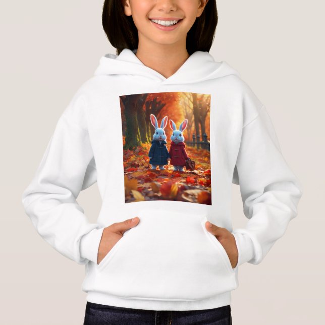 camiseta chica de par de conejillos (Anverso)