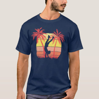 Camiseta Chica de Parada de Mano Atardecer de Verano 80s Pa