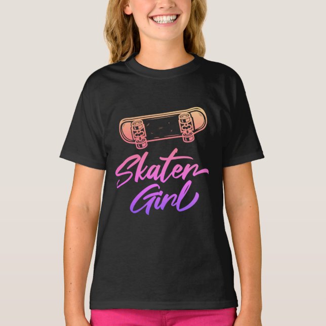Camiseta Chica de patinaje (Anverso)
