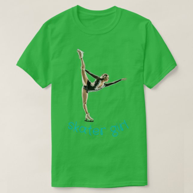 Camiseta chica de patinaje 7 (Diseño del anverso)