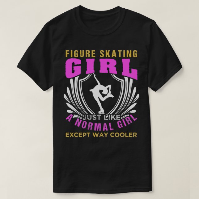 Camiseta Chica de patinaje artístico sobre imágenes 1 de Gu (Diseño del anverso)