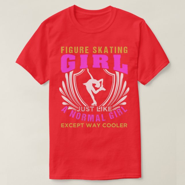 Camiseta Chica de patinaje artístico sobre imágenes de Guay (Diseño del anverso)