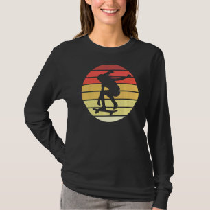 Camiseta Chica de patinaje Chicas de patineta Skateboarding