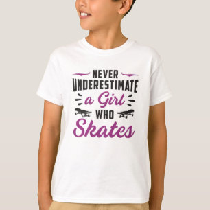 Camiseta Chica de patinaje Chicas Patinaje sobre patinaje s