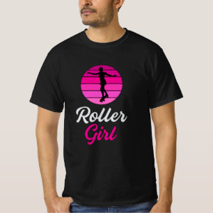 Camiseta Chica de patinaje en línea patinaje sobre hielo Qu