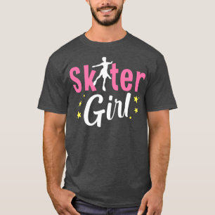 Camiseta Chica de patinaje sobre hielo Ice Skater Deportes 
