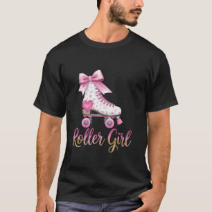 Camiseta Chica de patines Patinadora de patines sobre rueda