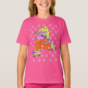 Camiseta Chica de patines sobre ruedas
