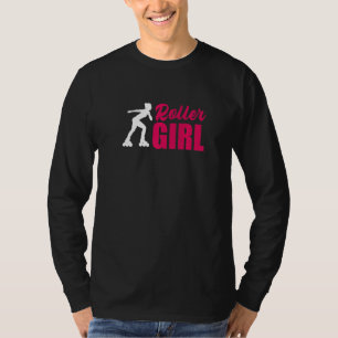 Camiseta Chica de patines sobre ruedas Patinaje en línea