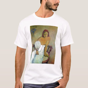 Camiseta Chica de Paul Gauguin el con la fan, 1918