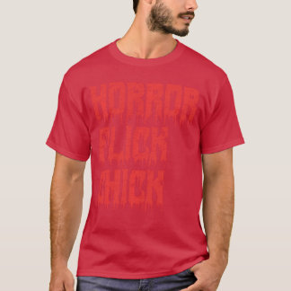 Camiseta Chica de película de terror mira películas de mied