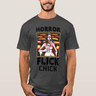 Camiseta Chica de Películas de Terror Crítica de Cine no Re