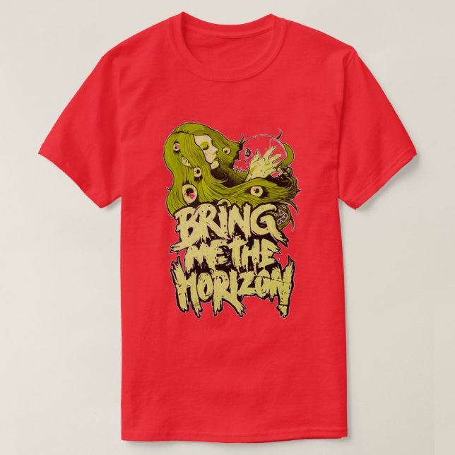 Camiseta chica de pelo verde (Diseño del anverso)