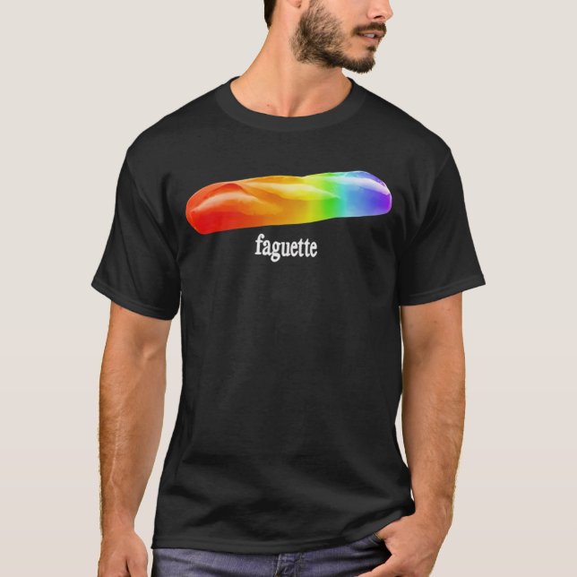 Camiseta Chica de perro caliente Faguette (Anverso)