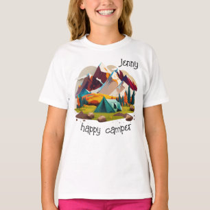 Camiseta chica de Personalizable 'feliz camper'