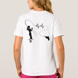 Camiseta Chica de pesca con mosca