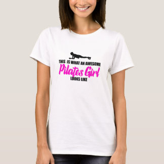 Camiseta chica de pilates impresionantes