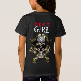 Camiseta chica de piratas adorable