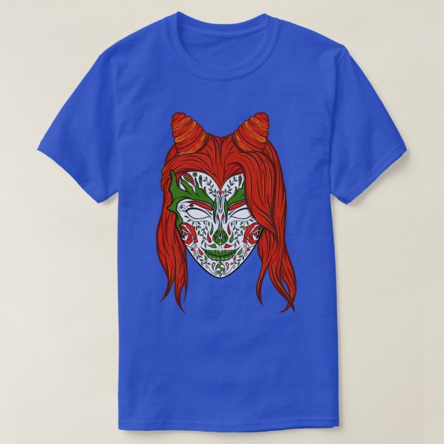 Camiseta Chica de planta malvada (Diseño del anverso)
