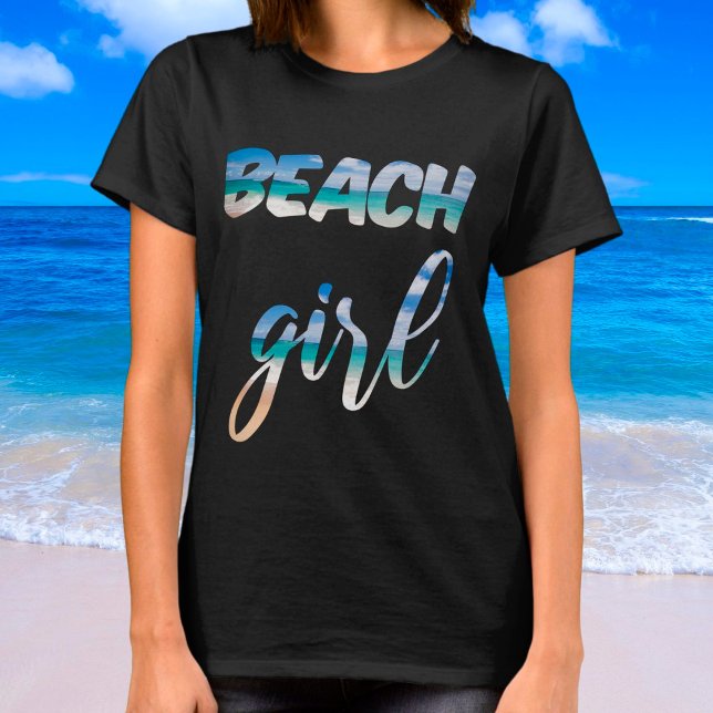 Camiseta Chica de playa (Subido por el creador)