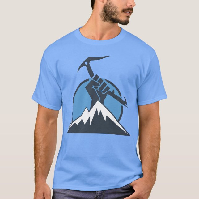 Camiseta Chica de poder de escalada en hielo (Anverso)