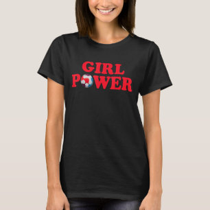 Camiseta Chica de poder Deporte Profesional Fútbol Femenino