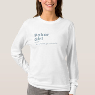 Camiseta Chica de póquer - Póquer