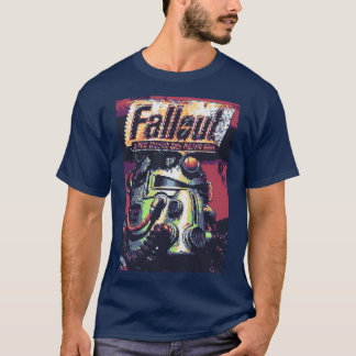Camiseta Chica de portada Retro Fallout Piel