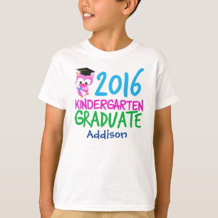 Camiseta chica de posgrado en guardería de 2016