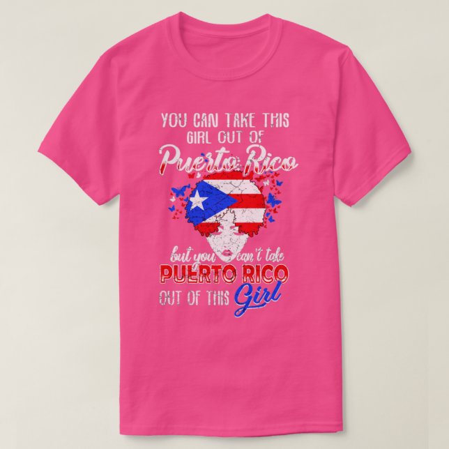 Camiseta Chica de Puerto Rico (Diseño del anverso)