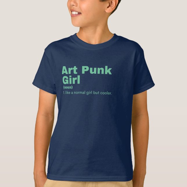Camiseta Chica de Punk de arte - Punk de arte  (Anverso)