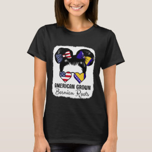 Camiseta Chica de raíces bosnias cultivada en Estados Unido