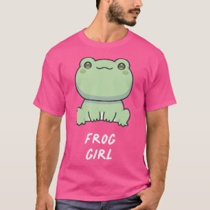 Camiseta Chica de rana Cute Kawaii Anime Familia Estética A