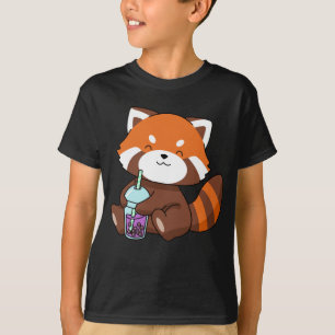 Camiseta Chica de regalo de té de burbujas Panda Boba Tea 