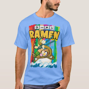 Camiseta Chica de regalo japonés estilo anime retro Ramen
