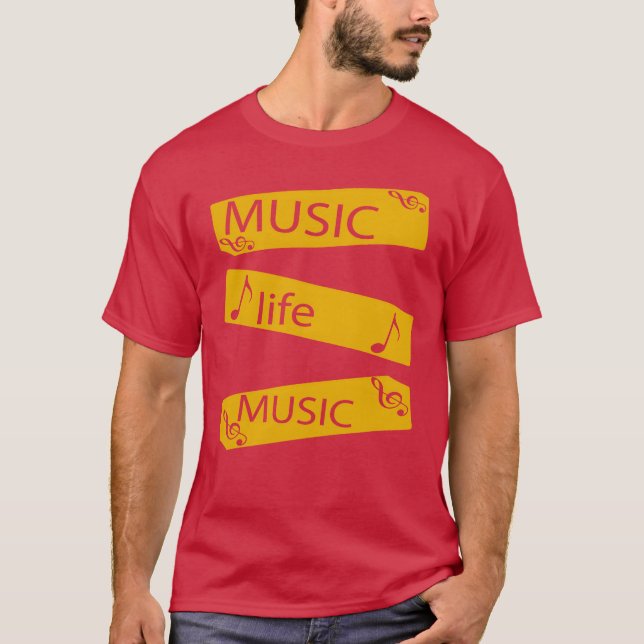 Camiseta Chica de regalo musical (Anverso)