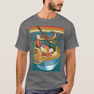 Camiseta Chica de Regalos de Comida Japonesa de Anime con E