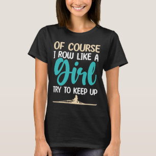Camiseta chica de remo coxswain sin coxless rewer