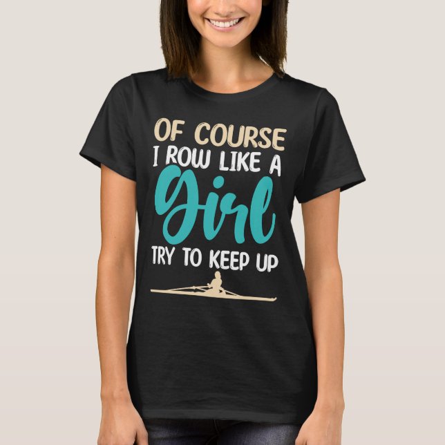 Camiseta chica de remo coxswain sin coxless rewer (Anverso)