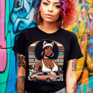 Camiseta Chica de Retro 70